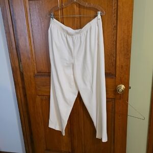 Alfred Dunner Petite White Pants